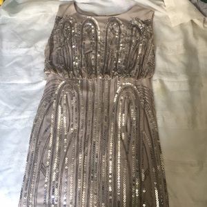 Adrianna Papell beaded gown